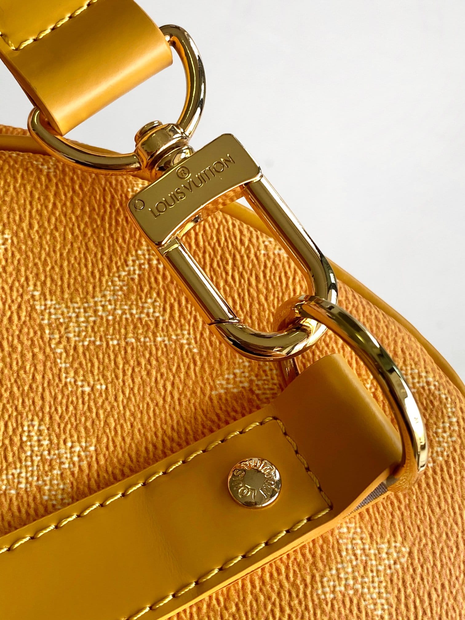 Louis Vuitton Keepall Bandoulière 45 Bag in Monogram Canvas - Yellow