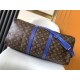 Louis Vuitton Keepall Bandoulière 50 Bag in Monogram Canvas - Indigo Blue