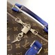 Louis Vuitton Keepall Bandoulière 50 Bag in Monogram Canvas - Indigo Blue