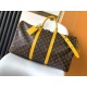 Louis Vuitton Keepall Bandoulière 50 Bag in Monogram Canvas - Safran Yellow