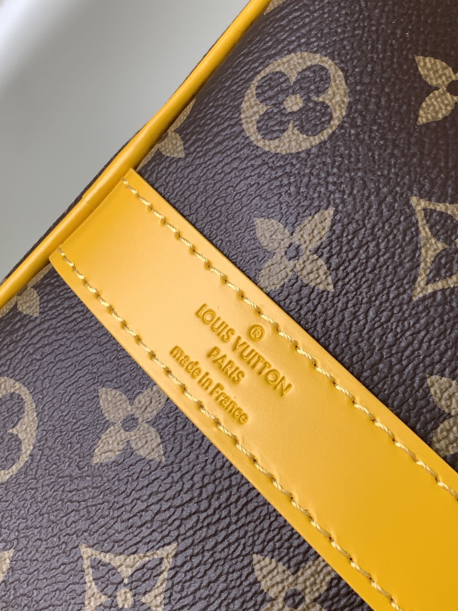 Louis Vuitton Keepall Bandoulière 50 Bag in Monogram Canvas - Safran Yellow