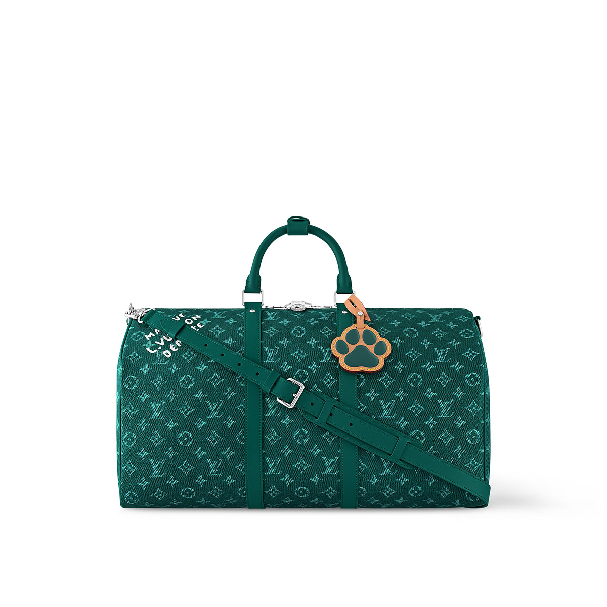 Louis Vuitton Keepall Bandoulière 50 Bag in Monogram Canvas - Green