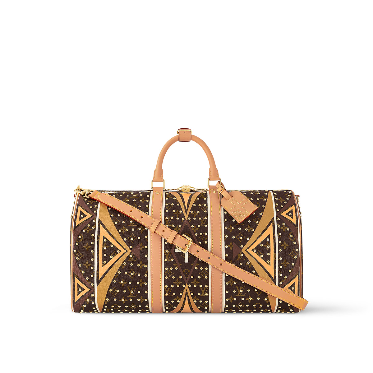 Louis Vuitton Keepall Bandoulière 50 Bag in Parfleche Canvas