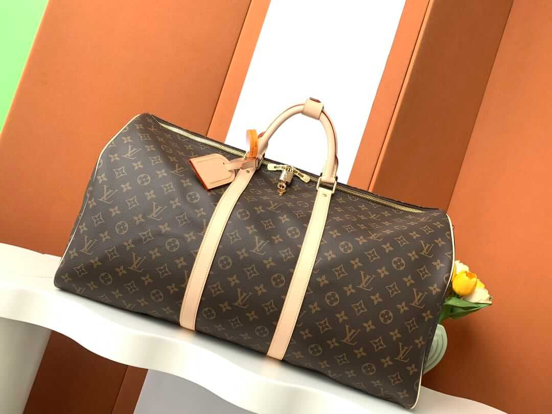 Louis Vuitton Keepall Bandoulière 55 Bag in Monogram Canvas