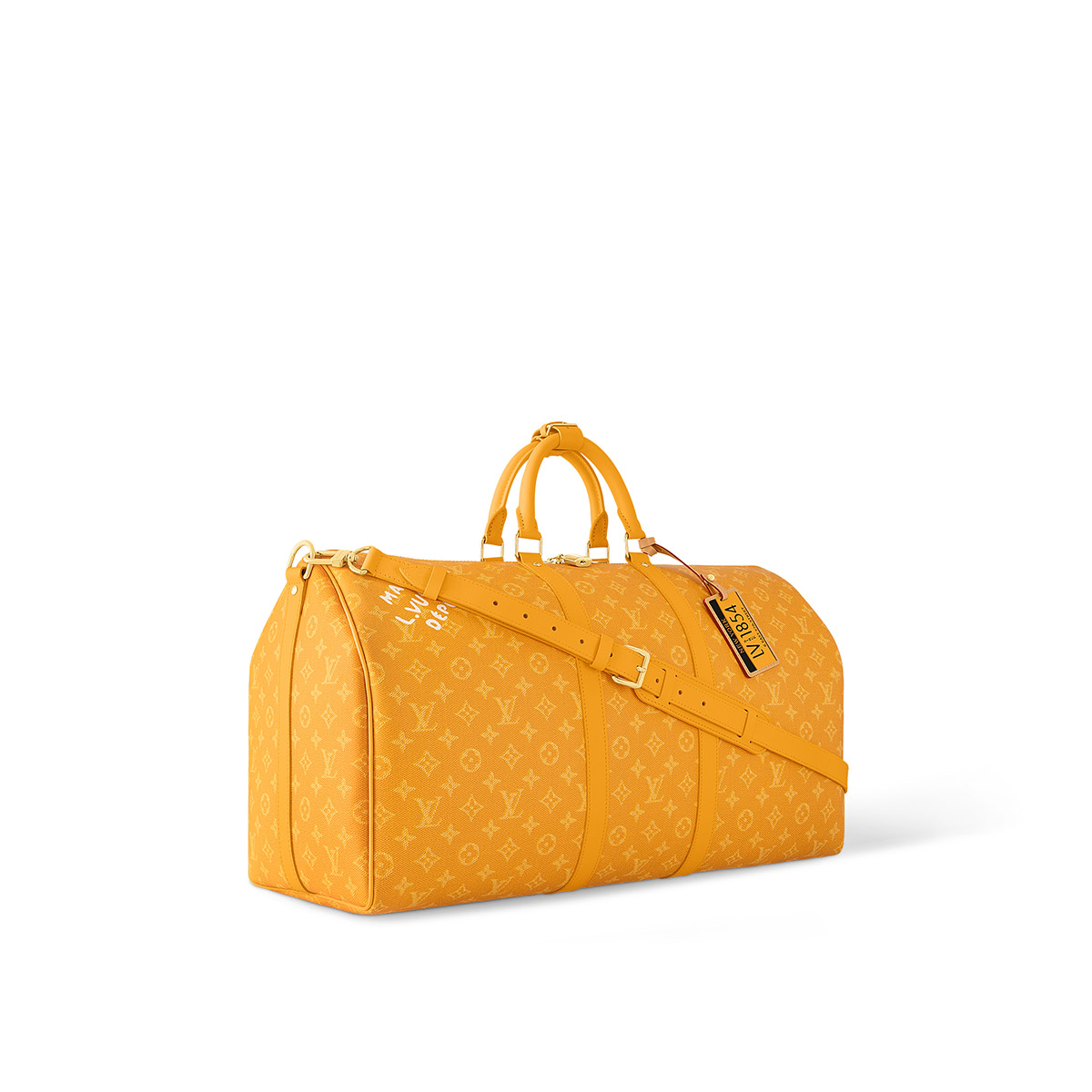 Louis Vuitton Keepall Bandoulière 55 Bag in Monogram Canvas - Yellow