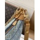 Louis Vuitton Loop Shoulder Cross-body Bag in Monogram Denim - Sky Blue