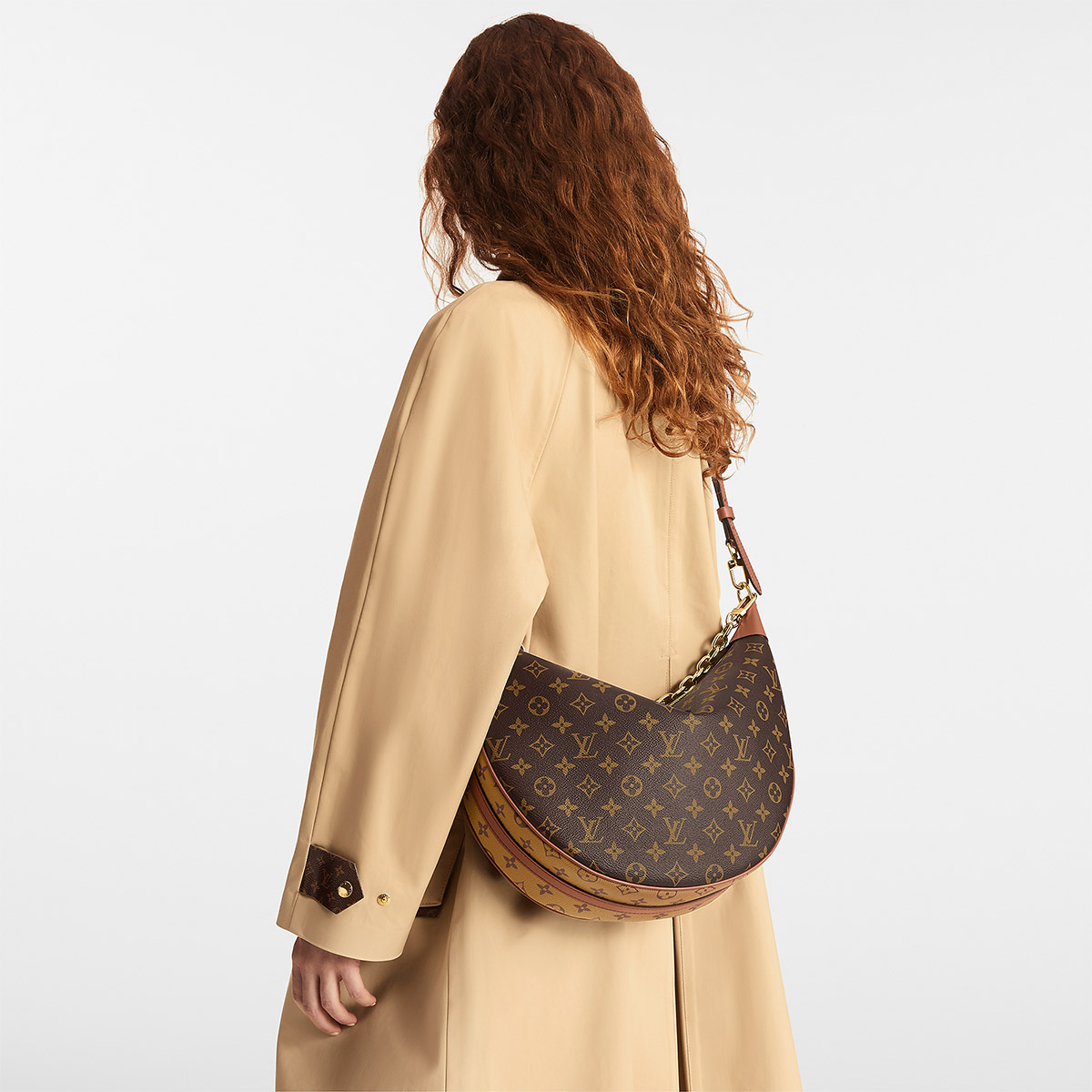 Louis Vuitton Loop Hobo Bag in Monogram Canvas