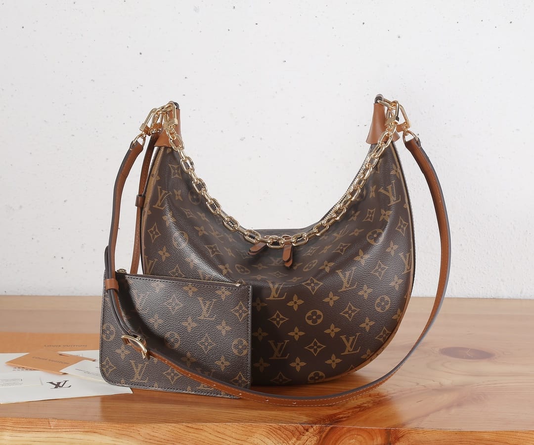 Louis Vuitton Loop Hobo Bag in Monogram Canvas