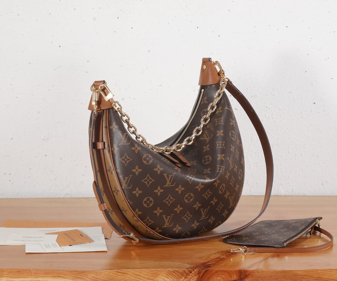 Louis Vuitton Loop Hobo Bag in Monogram Canvas