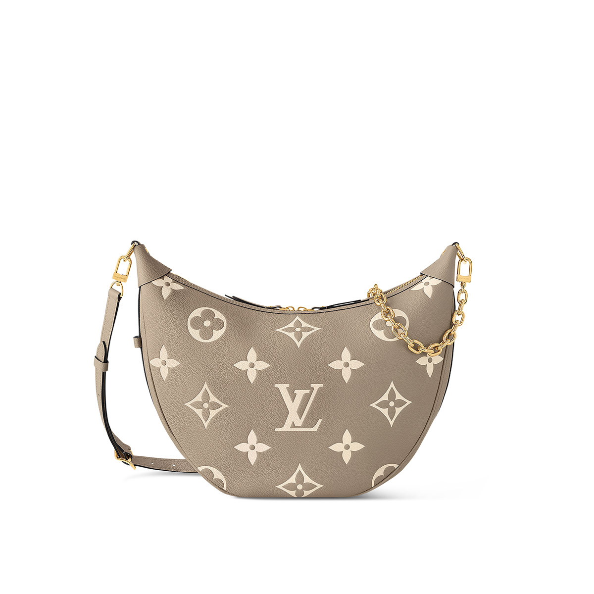 Louis Vuitton Loop Hobo Bag in Bicolor Monogram Empreinte Leather