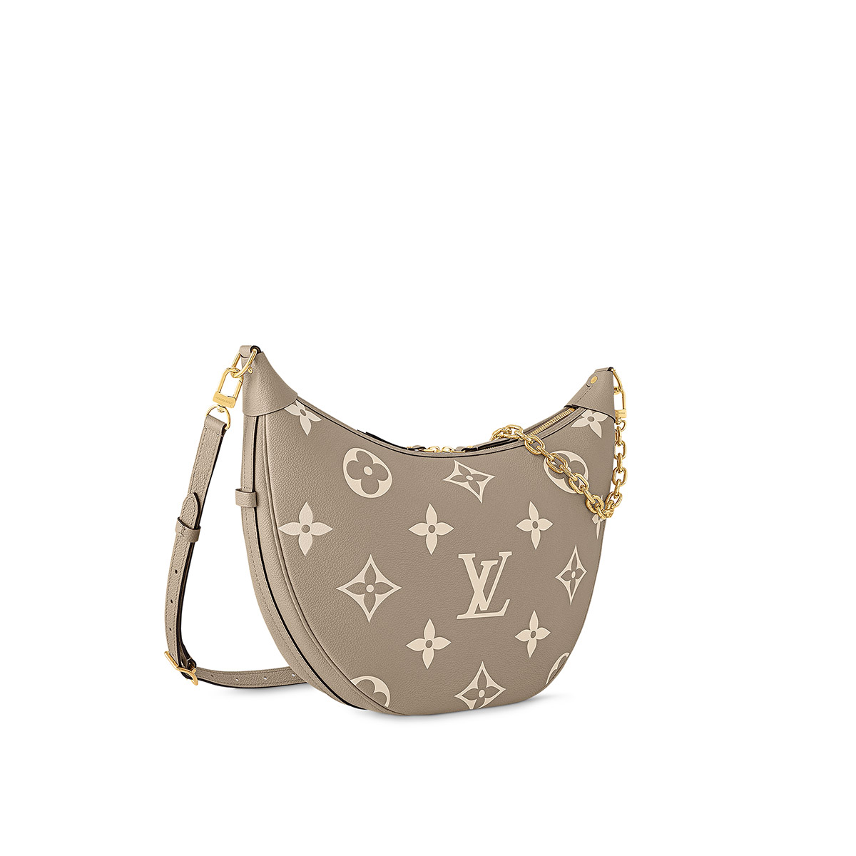 Louis Vuitton Loop Hobo Bag in Bicolor Monogram Empreinte Leather