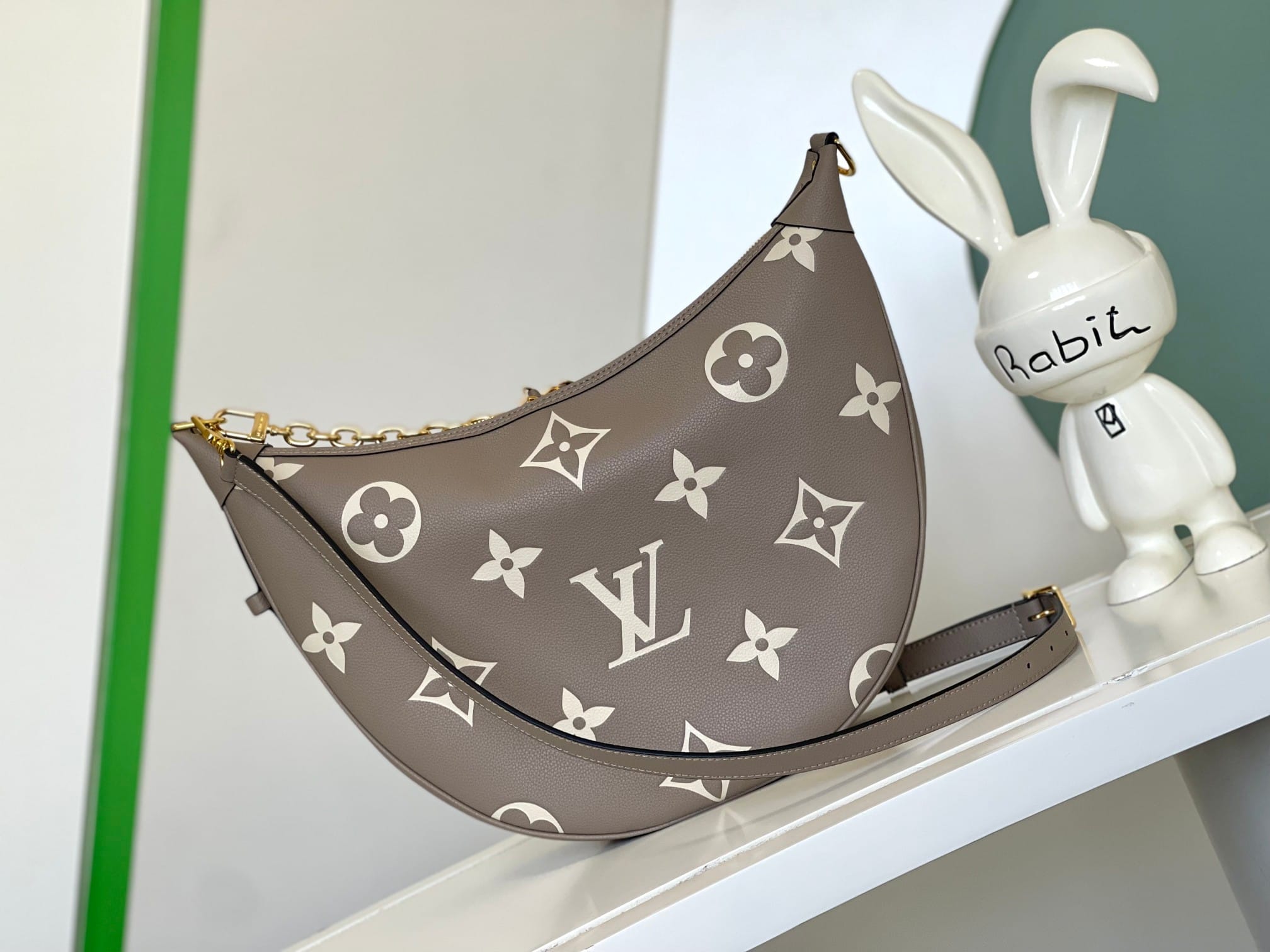 Louis Vuitton Loop Hobo Bag in Bicolor Monogram Empreinte Leather