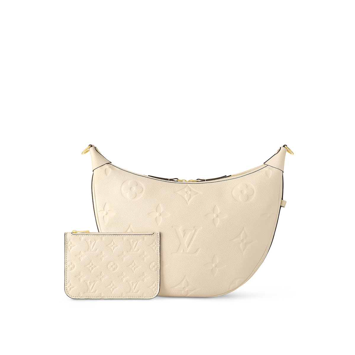 Louis Vuitton Loop Hobo Bag in Monogram Empreinte Leather - Cream