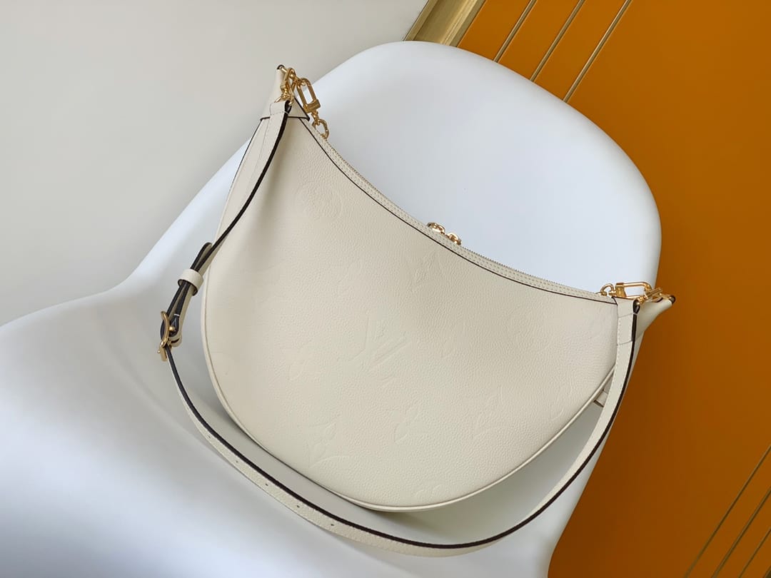 Louis Vuitton Loop Hobo Bag in Monogram Empreinte Leather - Cream