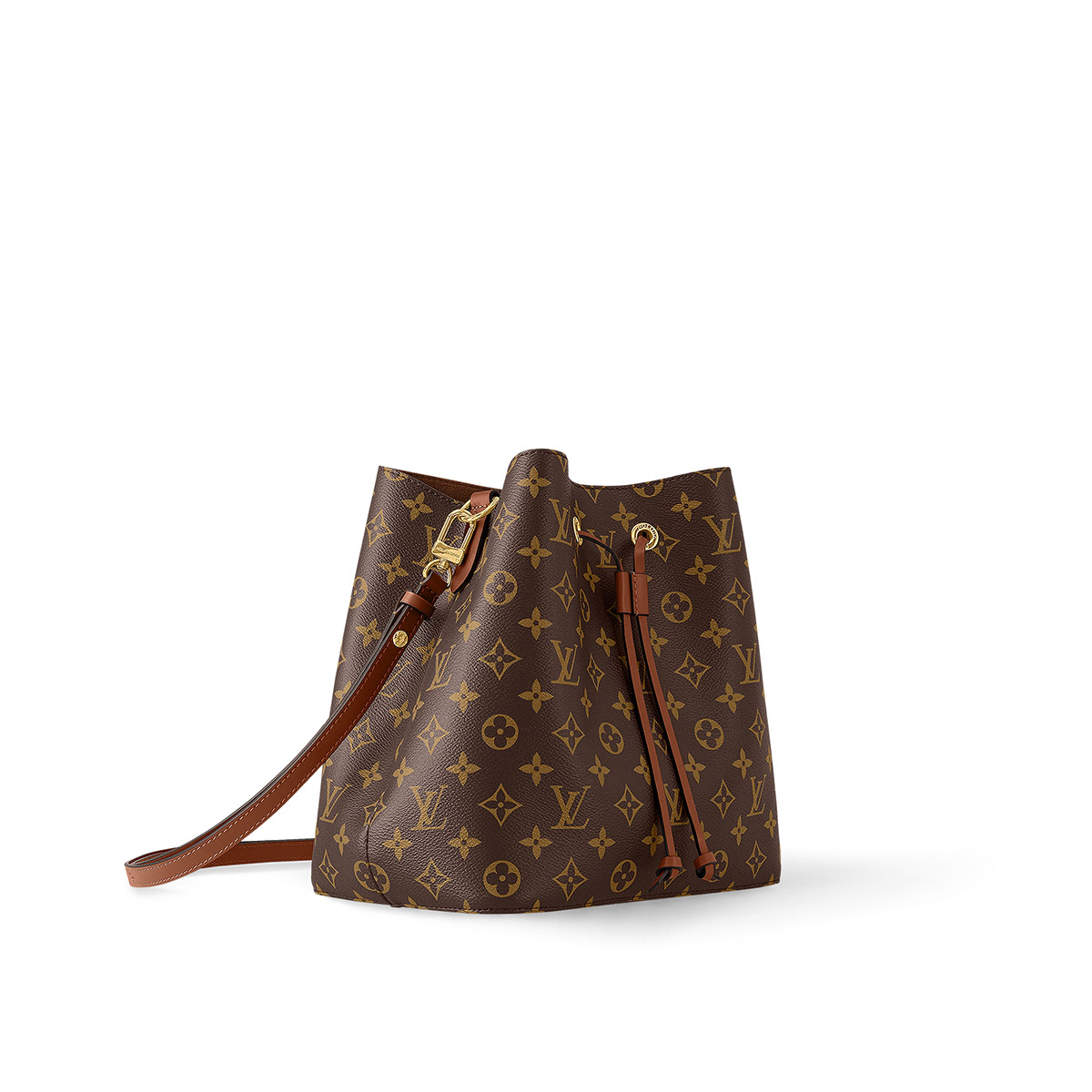 Louis Vuitton NéoNoé MM Bucket Bag in Monogram Canvas - Caramel