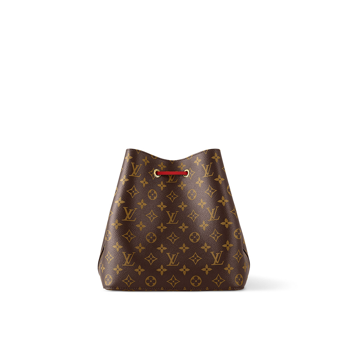 Louis Vuitton NéoNoé MM Bucket Bag in Monogram Canvas - Red