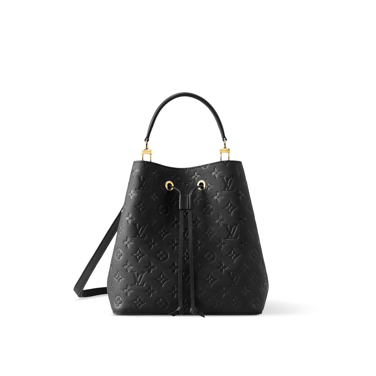 Louis Vuitton NéoNoé MM Bucket Bag in Monogram Empreinte Leather - Black