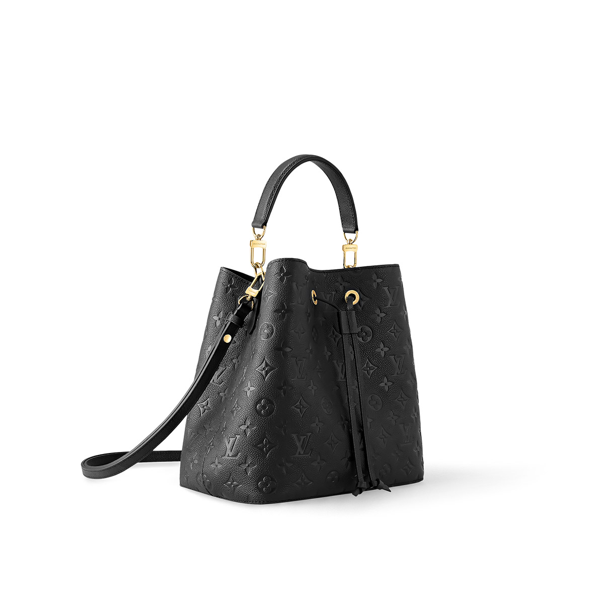 Louis Vuitton NéoNoé MM Bucket Bag in Monogram Empreinte Leather - Black