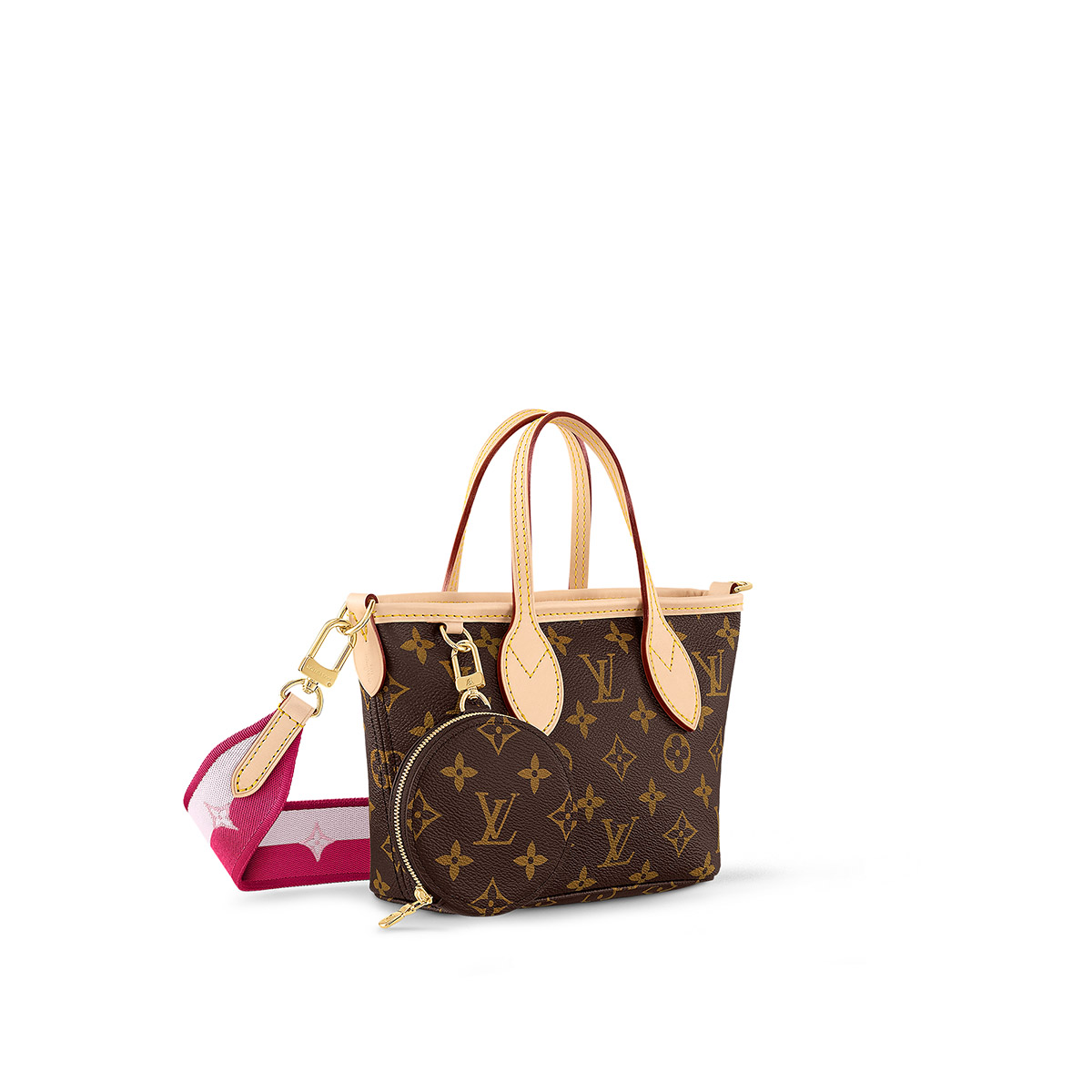 Louis Vuitton Neverfull BB Handbag in Monogram Canvas - Peony Pink