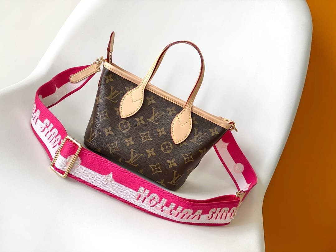 Louis Vuitton Neverfull BB Handbag in Monogram Canvas - Peony Pink