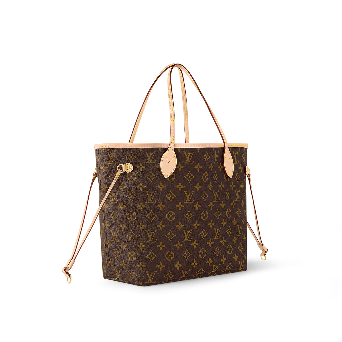 Louis Vuitton Neverfull MM Tote Bag in Monogram Canvas - Beige