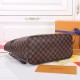 Louis Vuitton Neverfull MM Tote Bag in Damier Ebene Canvas - Cerise Red