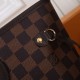 Louis Vuitton Neverfull MM Tote Bag in Damier Ebene Canvas - Cerise Red