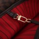 Louis Vuitton Neverfull MM Tote Bag in Damier Ebene Canvas - Cerise Red