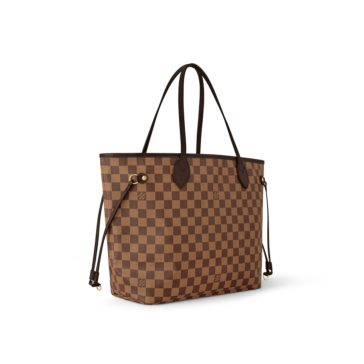 Louis Vuitton Neverfull MM Tote Bag in Damier Ebene Canvas - Pink