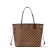 Louis Vuitton Neverfull MM Tote Bag in Damier Ebene Canvas - Pink