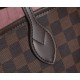 Louis Vuitton Neverfull MM Tote Bag in Damier Ebene Canvas - Pink