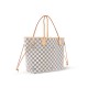 Louis Vuitton Neverfull MM Tote Bag in Damier Azur Canvas - Pink