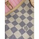 Louis Vuitton Neverfull MM Tote Bag in Damier Azur Canvas - Pink