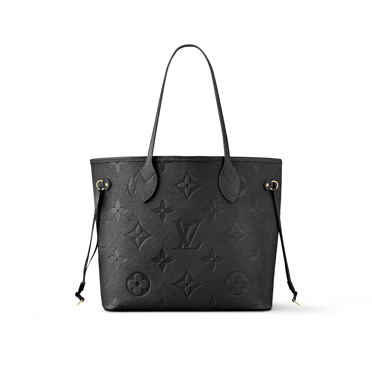 Louis Vuitton Neverfull MM Tote Bag in Monogram Empreinte Leather - Black