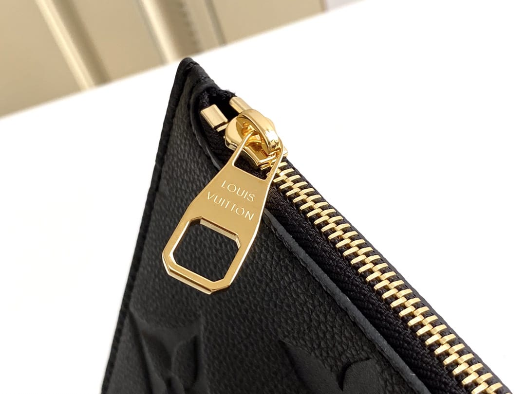 Louis Vuitton Neverfull MM Tote Bag in Monogram Empreinte Leather - Black