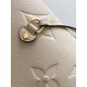 Louis Vuitton Neverfull MM Tote Bag in Monogram Empreinte Leather - Beige