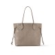 Louis Vuitton Neverfull MM Tote Bag in Monogram Empreinte Leather - Gray