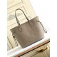 Louis Vuitton Neverfull MM Tote Bag in Monogram Empreinte Leather - Gray