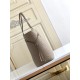 Louis Vuitton Neverfull MM Tote Bag in Monogram Empreinte Leather - Gray