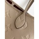 Louis Vuitton Neverfull MM Tote Bag in Monogram Empreinte Leather - Gray