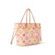 Louis Vuitton Neverfull MM Tote Bag in Monogram Canvas - Coral