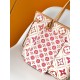 Louis Vuitton Neverfull MM Tote Bag in Monogram Canvas - Coral