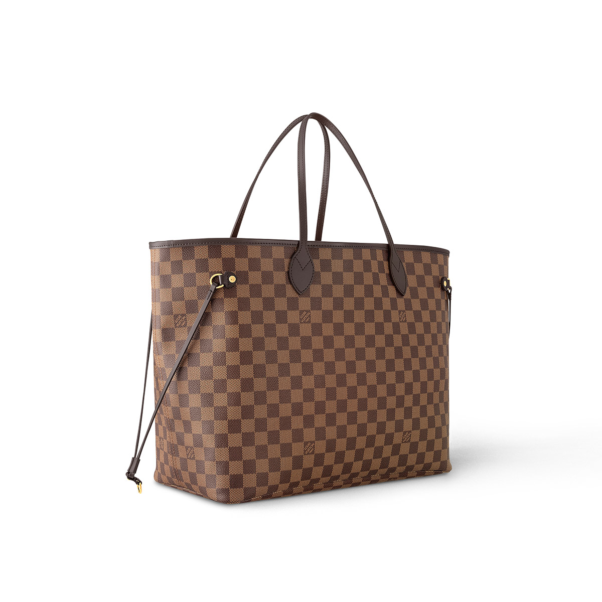 Louis Vuitton Neverfull GM Tote Bag in Damier Ebene Canvas - Cerise Red