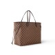 Louis Vuitton Neverfull GM Tote Bag in Damier Ebene Canvas - Cerise Red