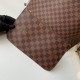 Louis Vuitton Neverfull GM Tote Bag in Damier Ebene Canvas - Cerise Red