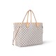 Louis Vuitton Neverfull GM Tote Bag in Damier Azur Canvas - Beige