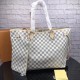 Louis Vuitton Neverfull GM Tote Bag in Damier Azur Canvas - Beige