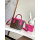 Louis Vuitton Neverfull Bandoulière Inside Out BB Handbag - Rose Pondichery/Monogram