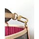 Louis Vuitton Neverfull Bandoulière Inside Out MM Tote Bag - Monogram/Rose Pondichery