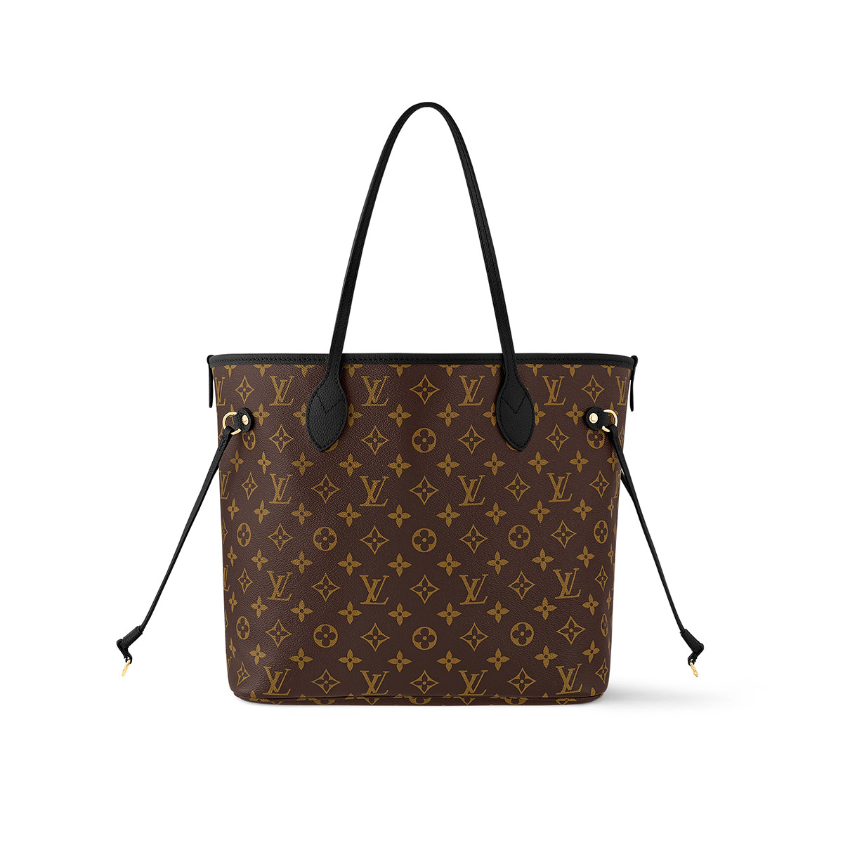 Louis Vuitton Neverfull Bandoulière Inside Out MM Tote Bag - Black